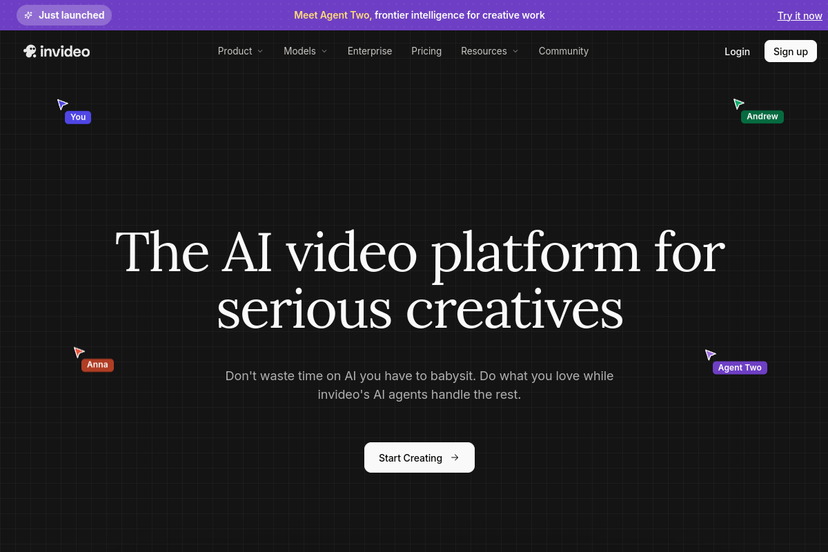 InVideo product interface screenshot