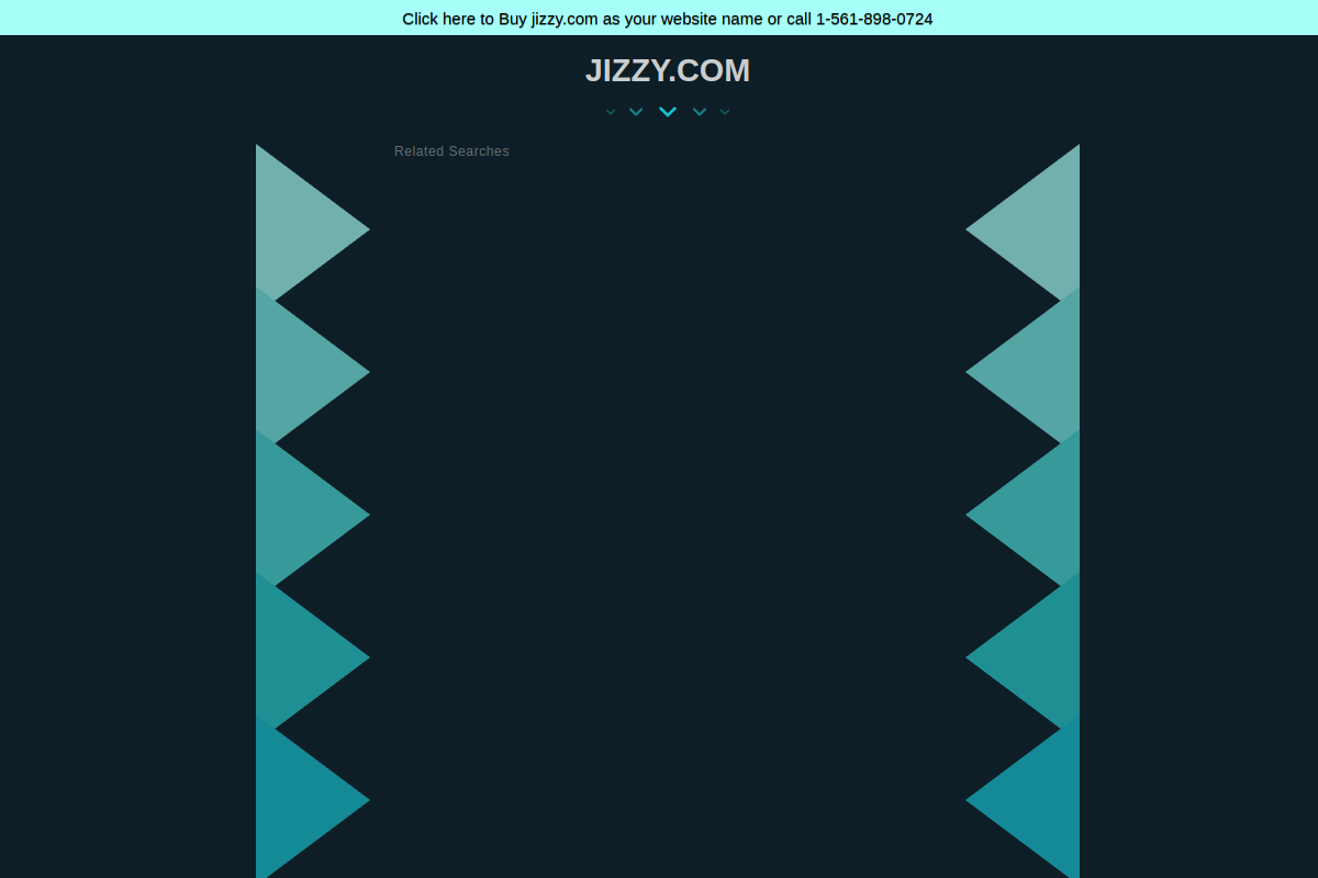 Jizzy homepage as it appeared during testing