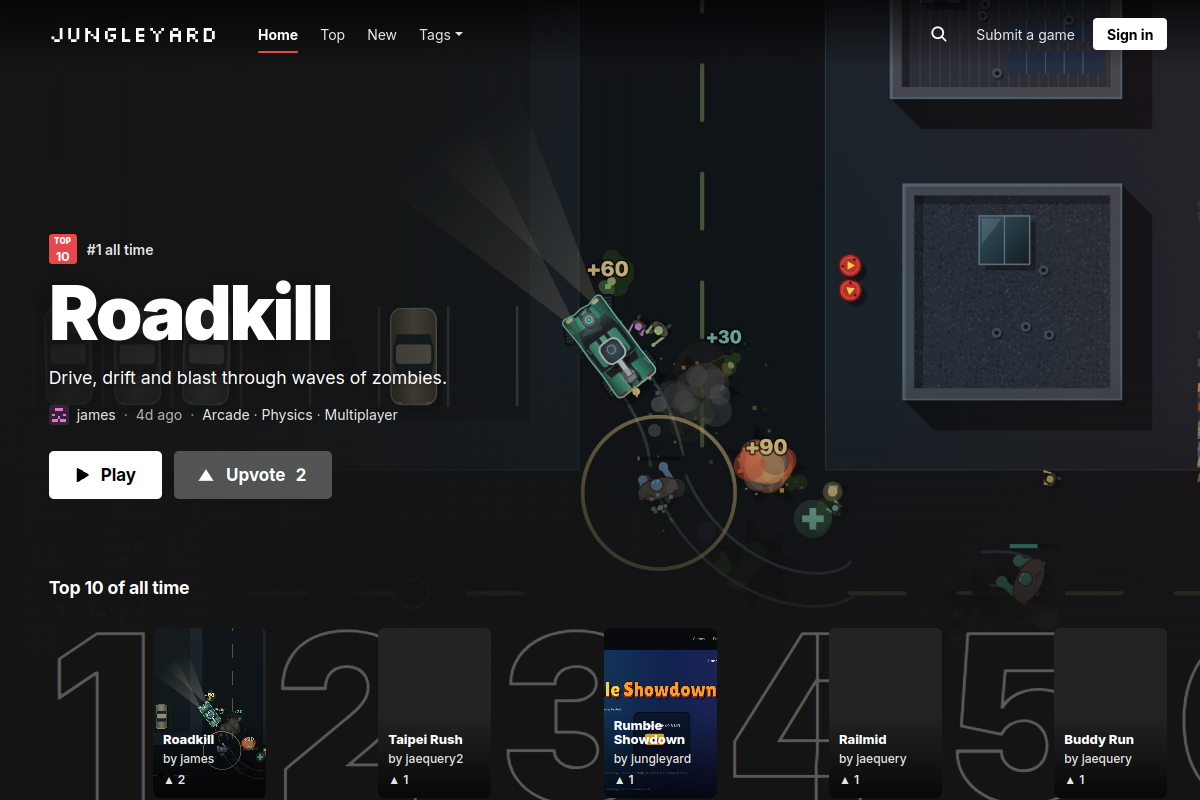 Screenshot of JungleYard