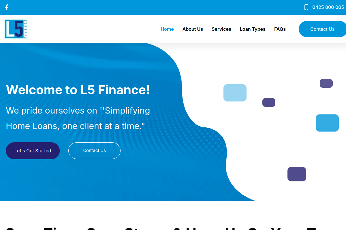 Screenshot of L5 Finance