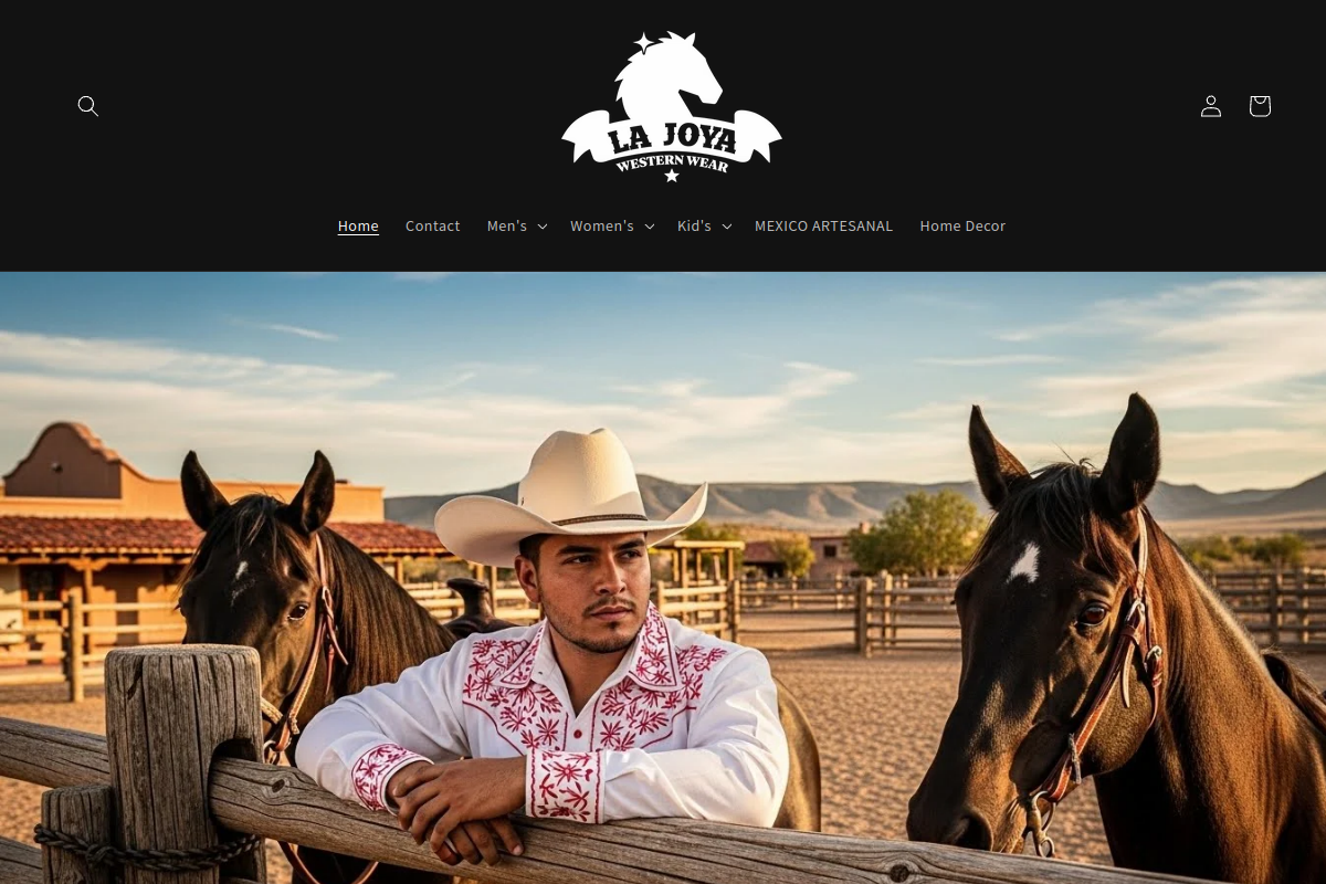 Sitio web de La Joya Western Wear