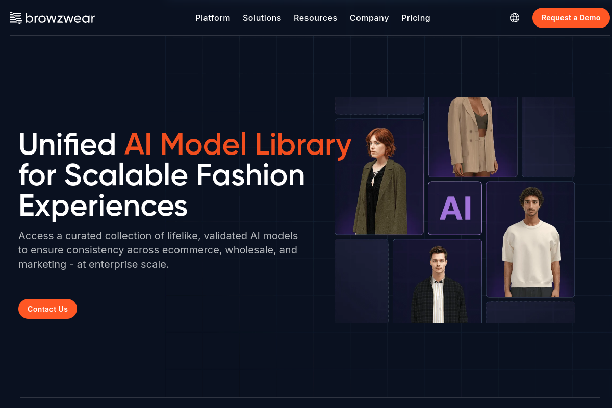 Screenshot of the Lalaland website