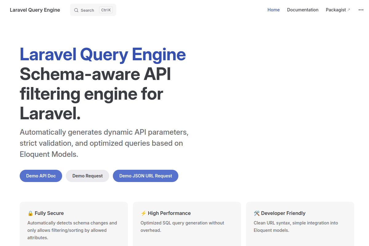 Laravel Query Engine