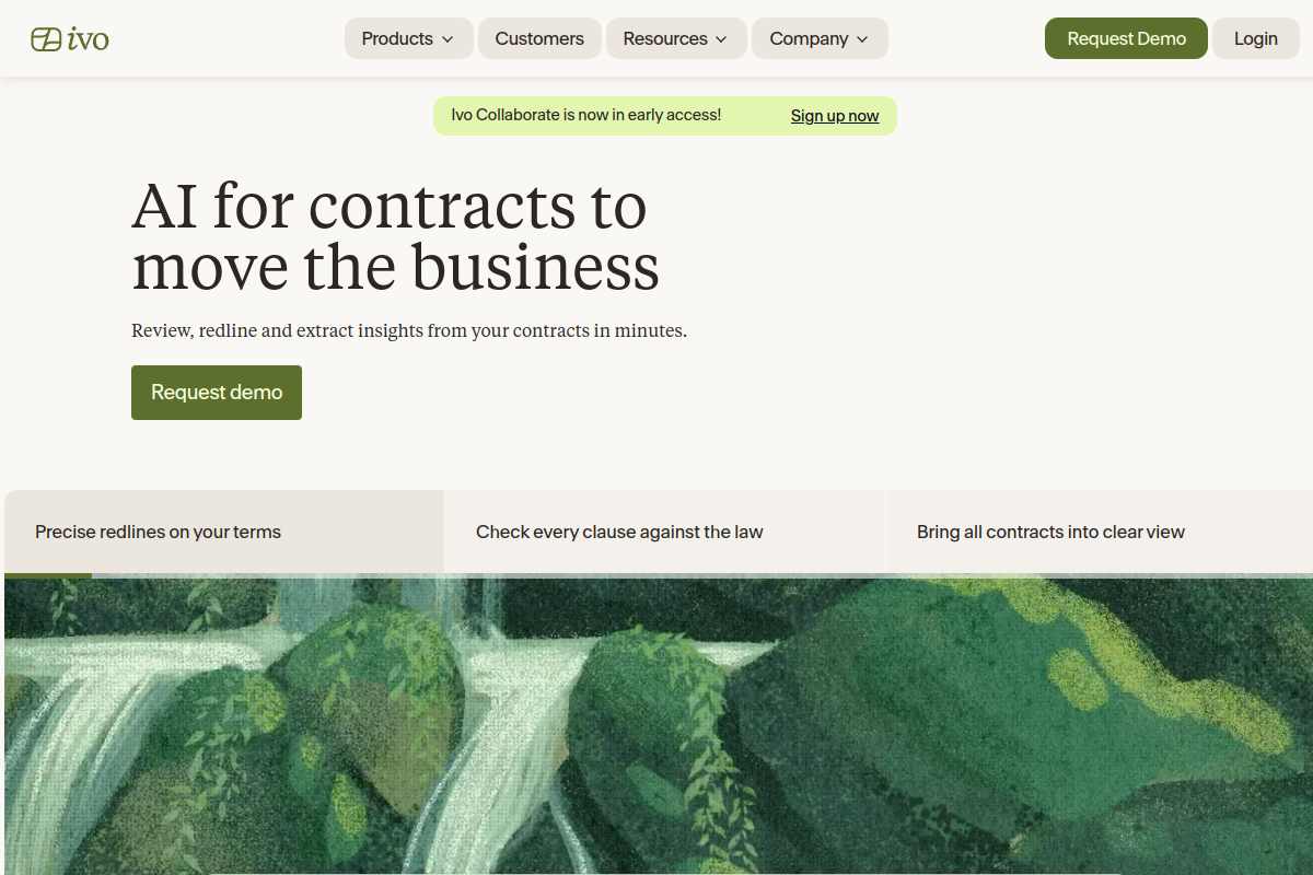 Screenshot of the Latch website