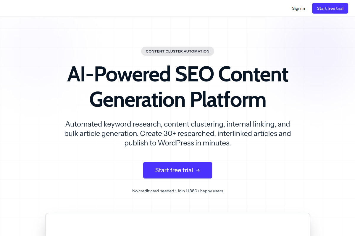 Screenshot of the Machined website