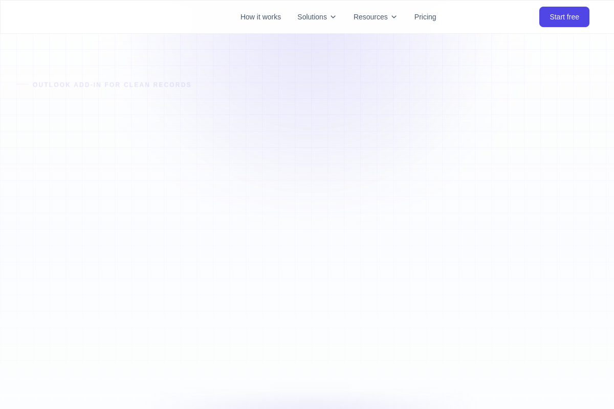 Screenshot of MailLedger