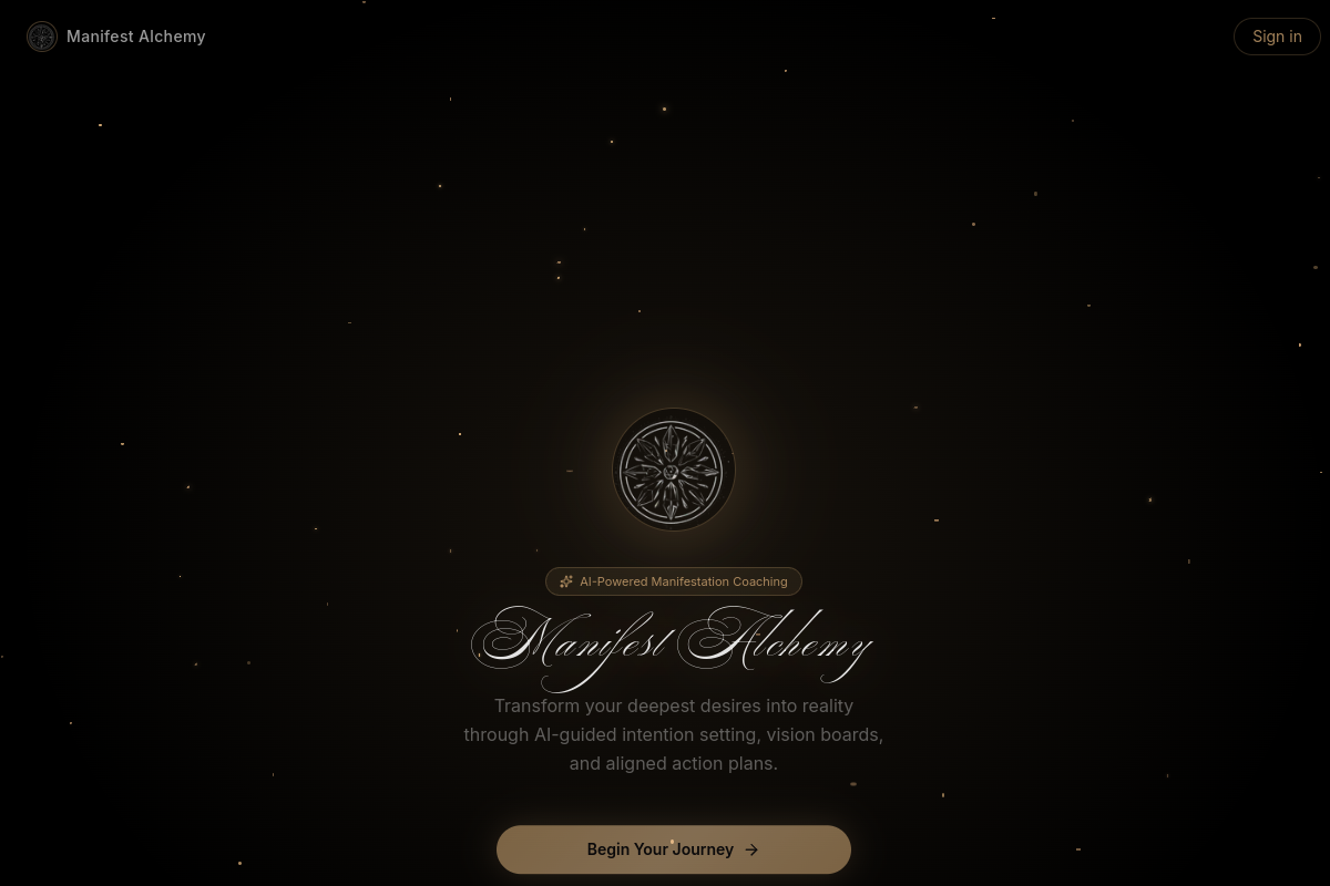 Manifest Alchemy AI