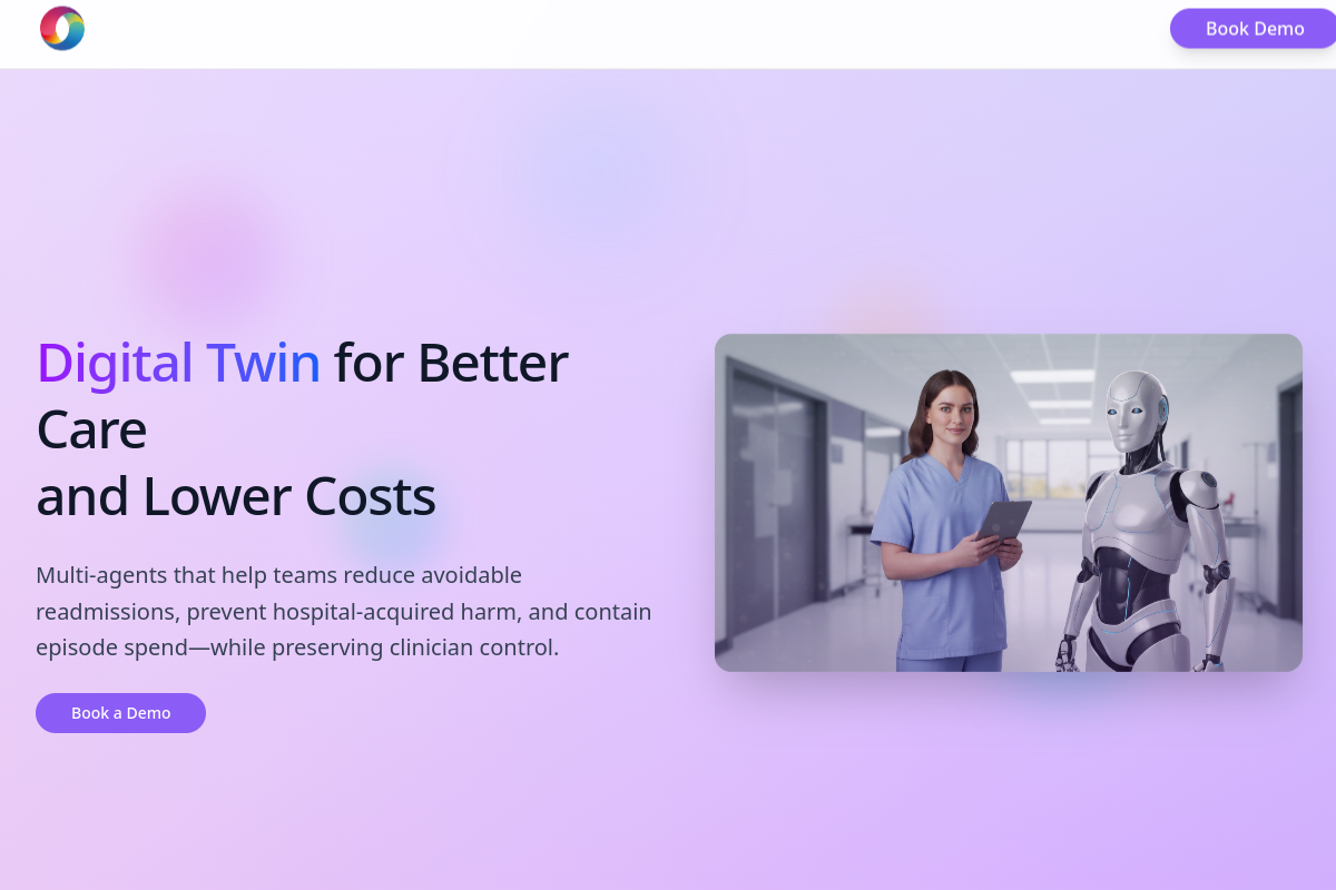 Screenshot of the March Health website