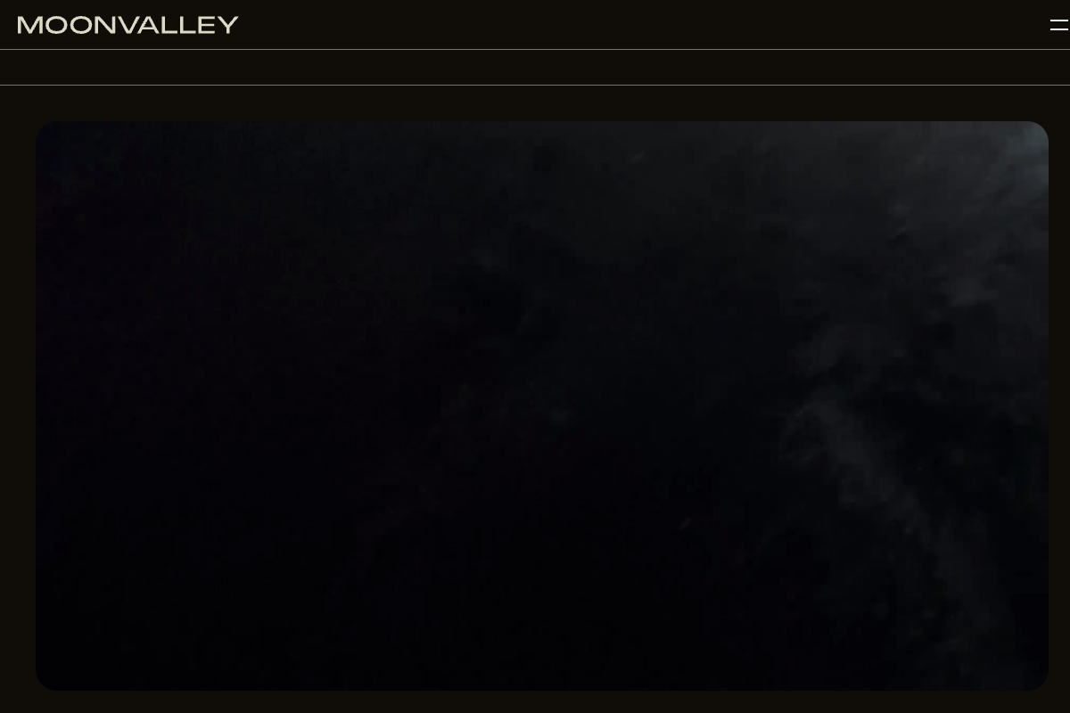 Screenshot of the Moonvalley website