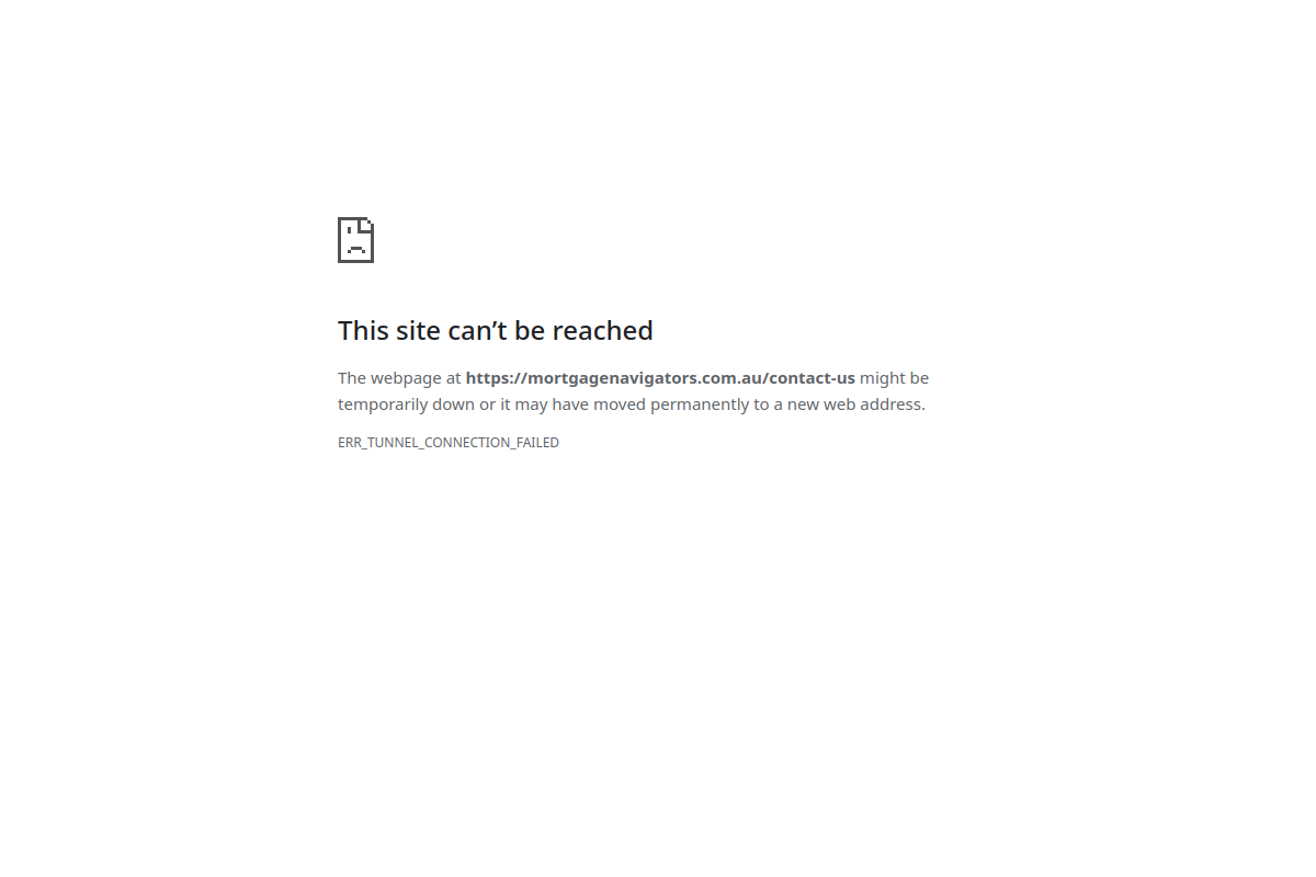 Screenshot of Mortgage Navigators: Contact Us