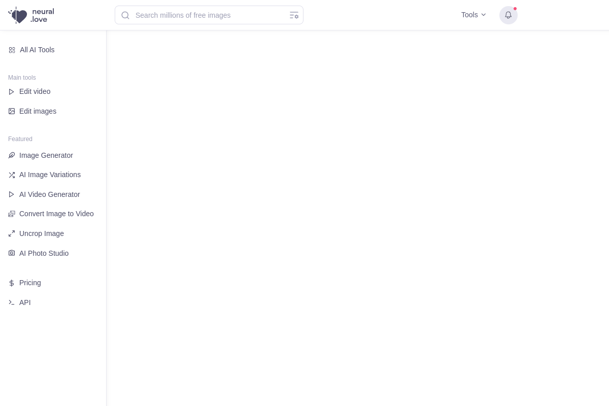Screenshot of the Neural.Love website