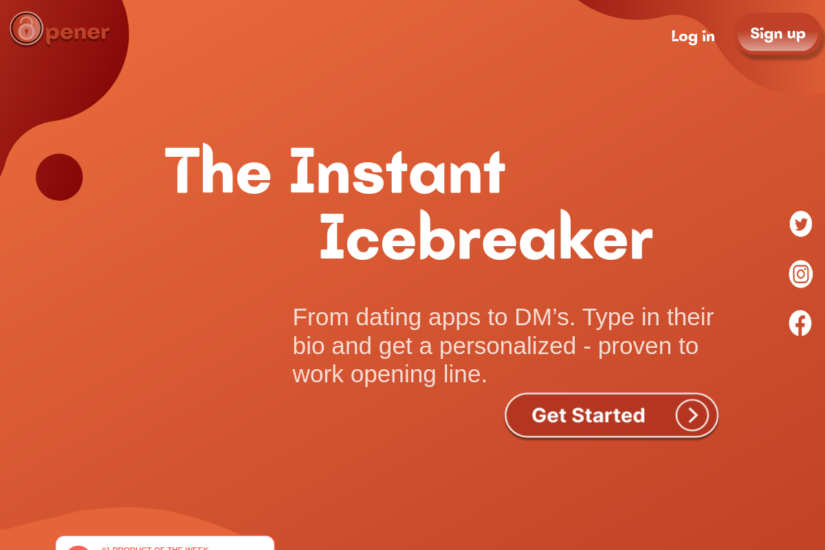 Screenshot of the The Best Way to Start a Conversation website