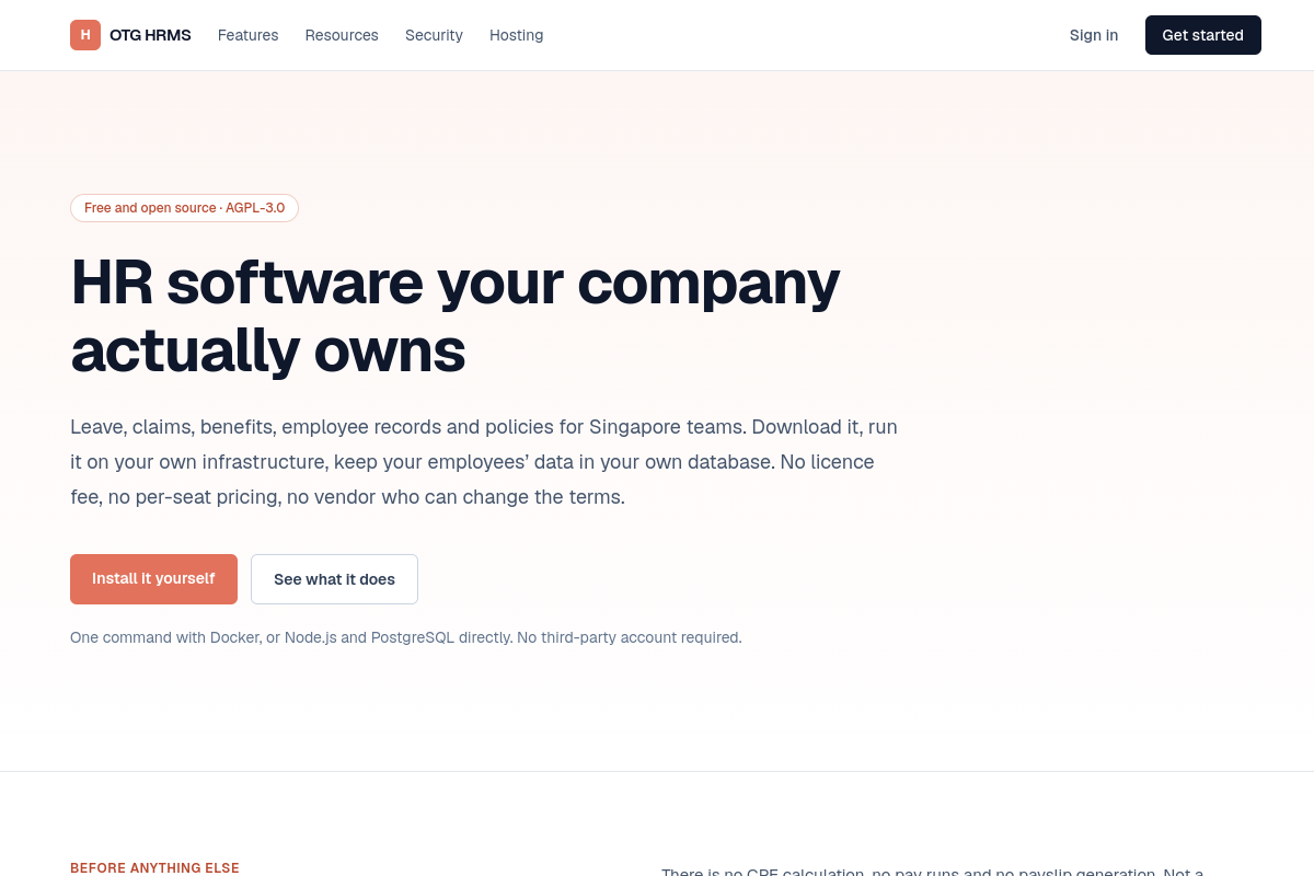 SME HR operations portal
