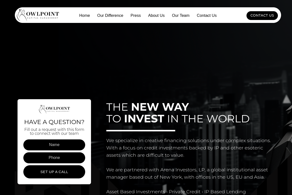 Owl Point Capital Screenshot 1