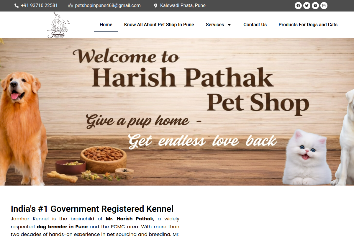 Pet Shop in Pune — online pet supplies