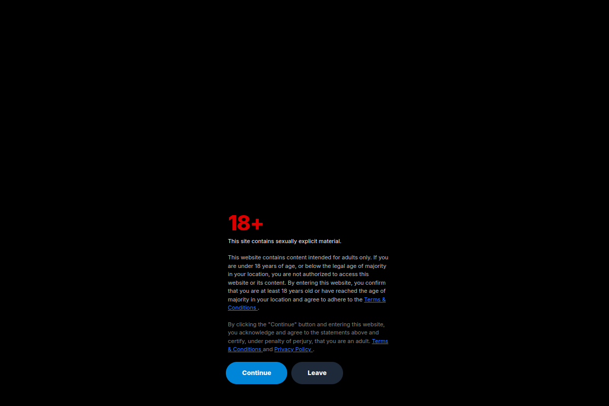 PornPros homepage as it appeared during testing