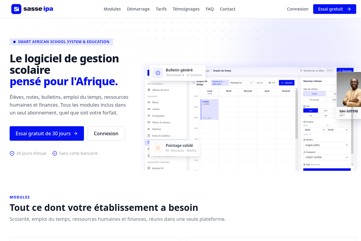 Capture du site SASSE IPA