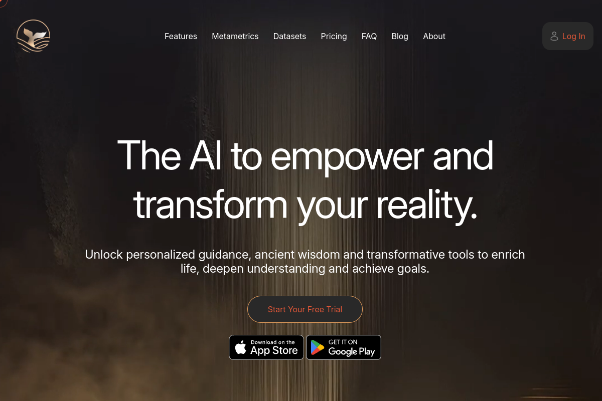 Screenshot of the Sibyl website