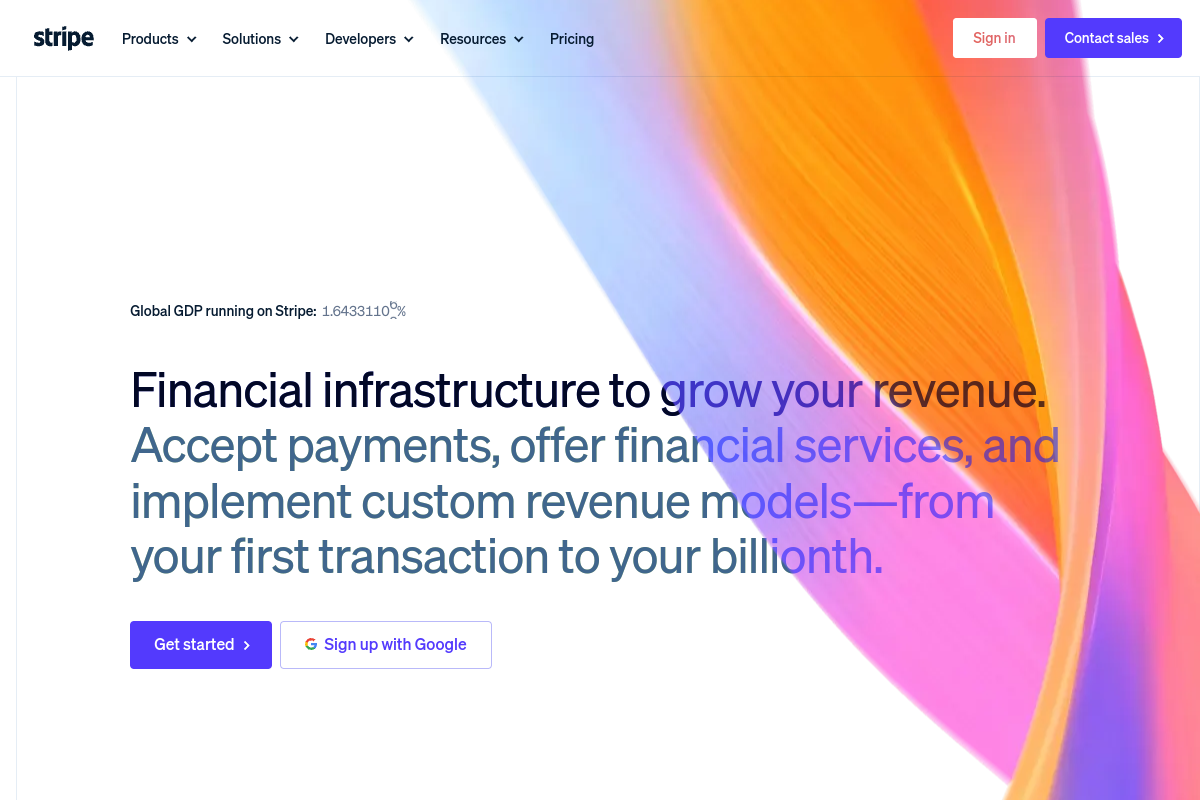 Minimalistisch modern webdesign