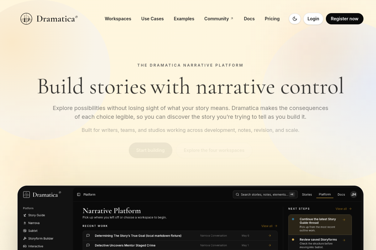 Screenshot of the Subtxt website