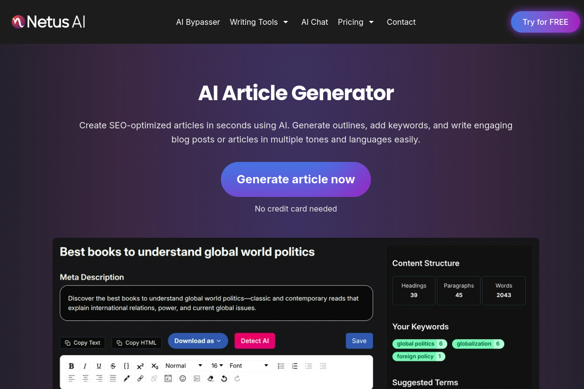 Screenshot of the Trolly AI website