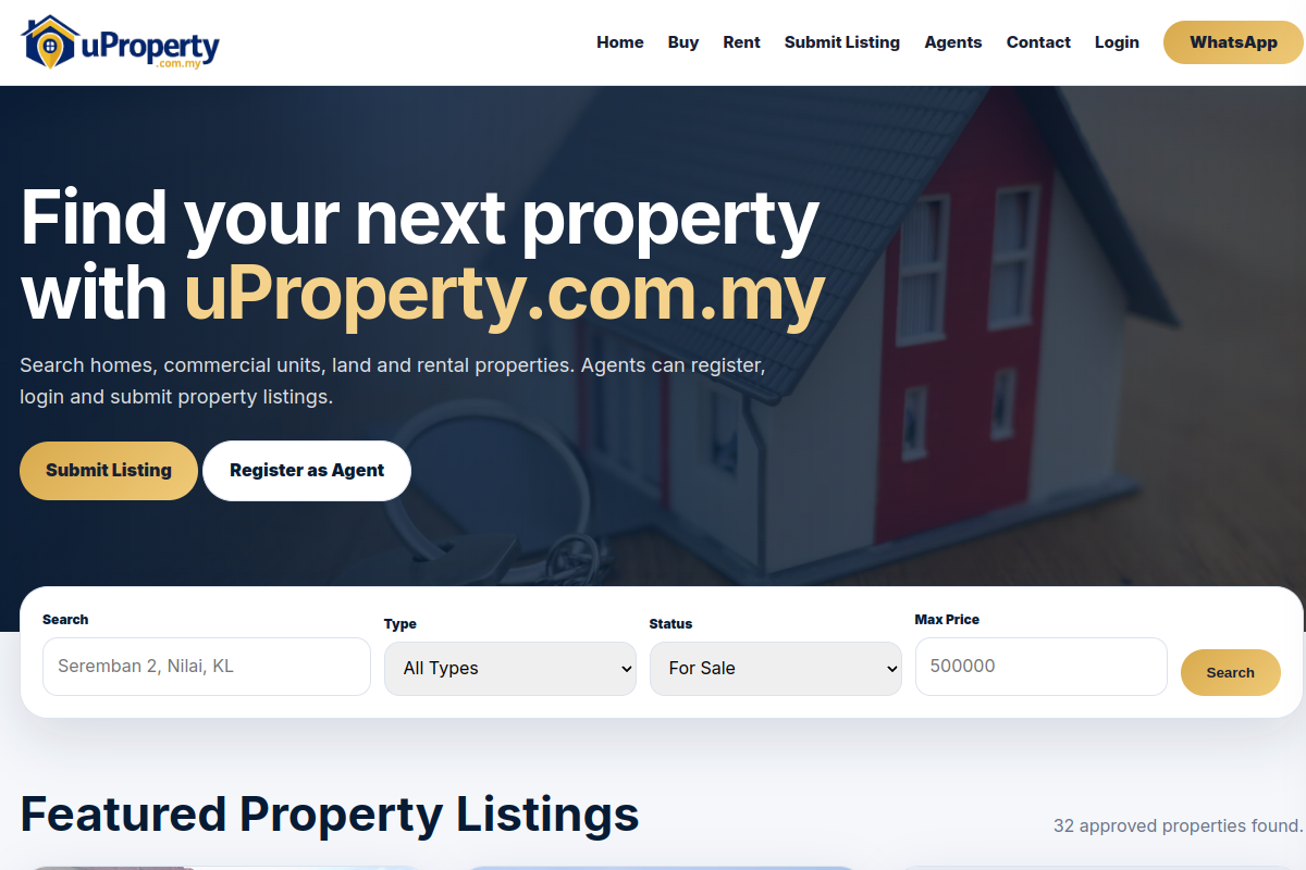 uProperty website