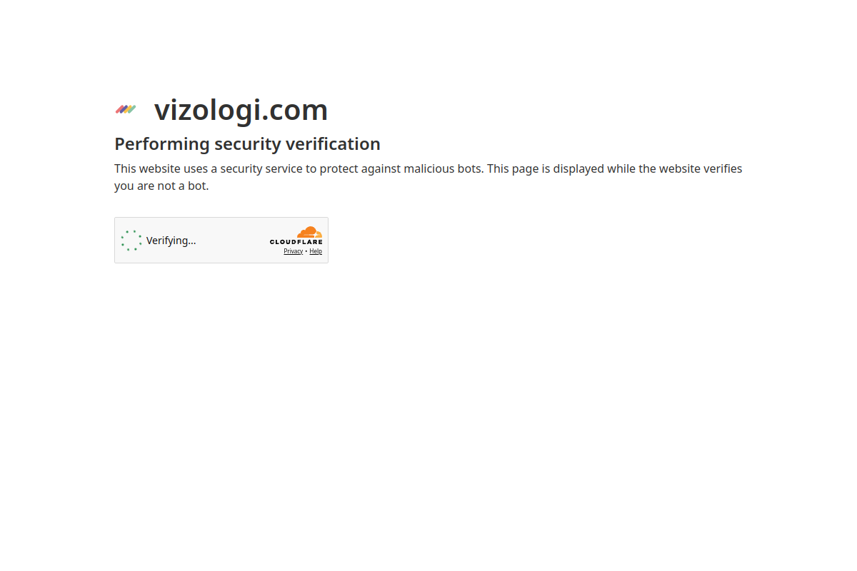 Screenshot of the Vizologi website