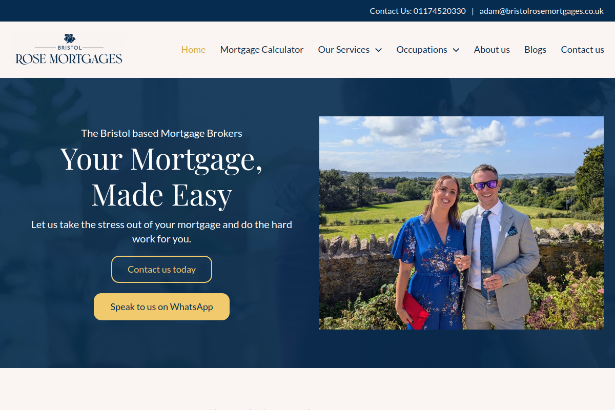 Screenshot of Bristol Rose Mortgages | Award Winning Mortgage Advisers