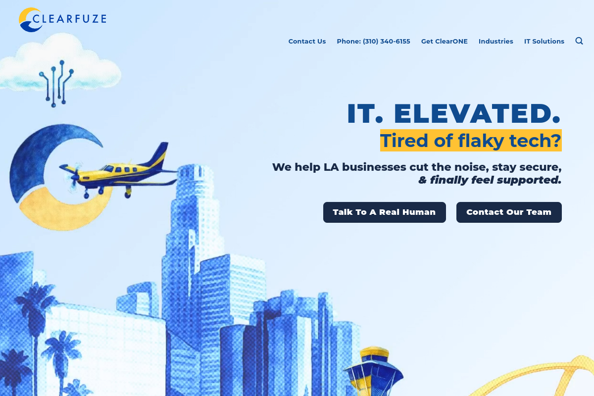 ClearFuze homepage