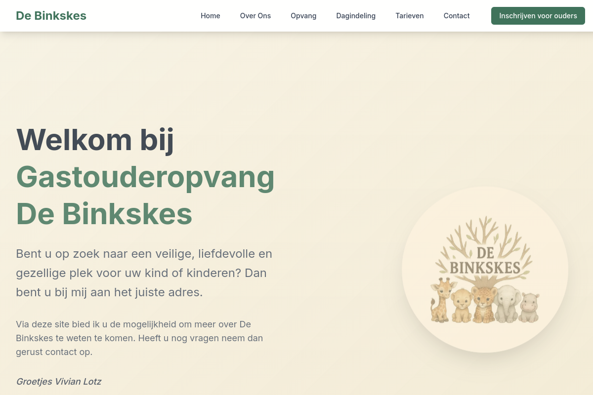 Gastouderopvang De Binkskes