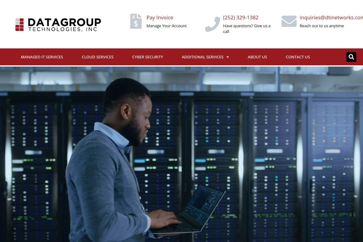 DataGroup Technologies homepage