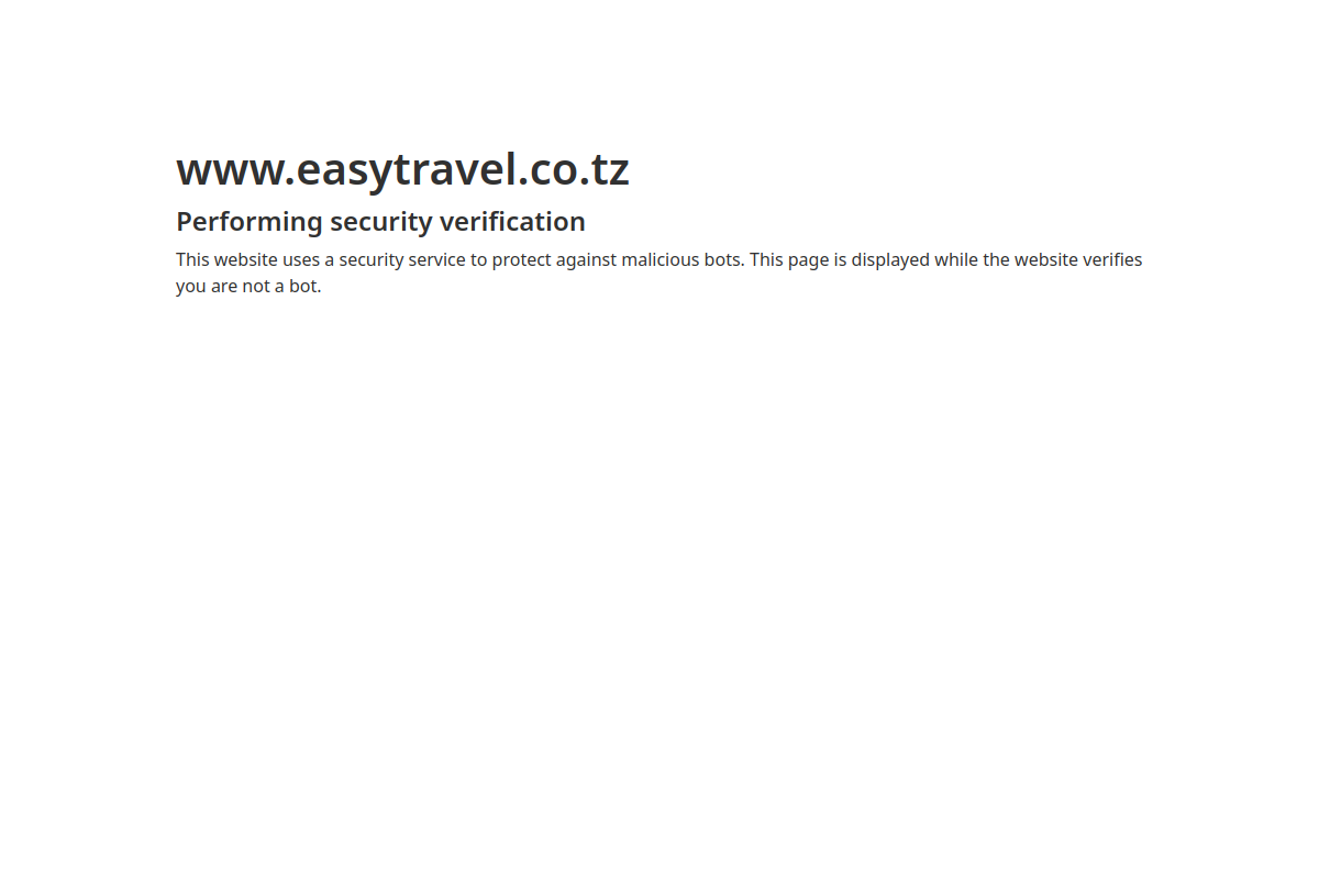 Easy Travel — Tanzania safari & tourism