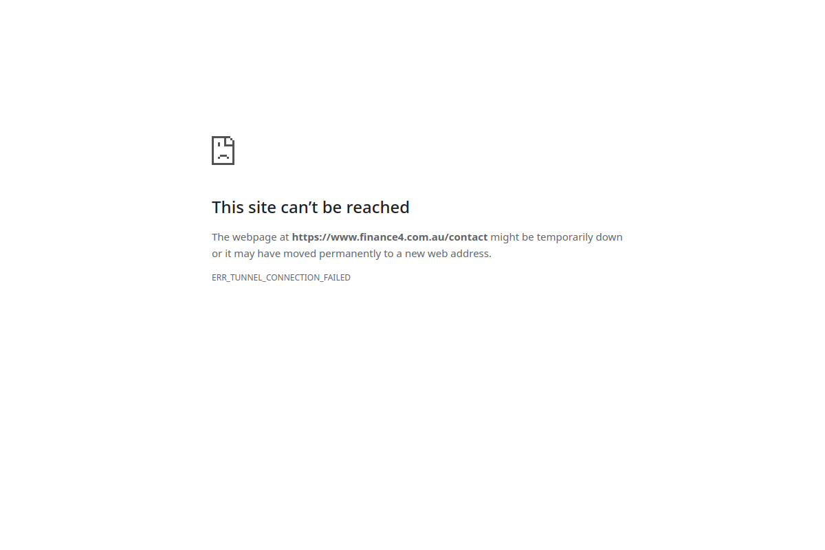 Screenshot of Finance 4 - Contact Us