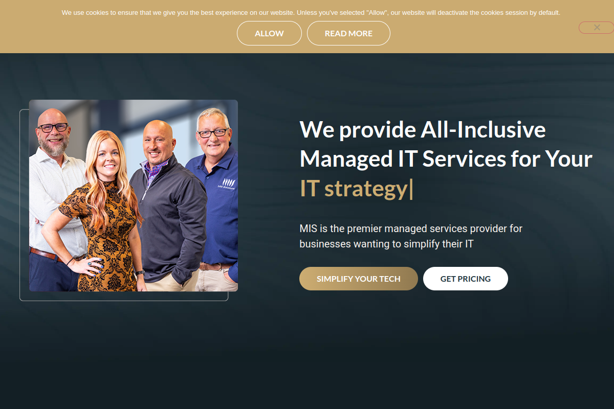 MIS Solutions homepage