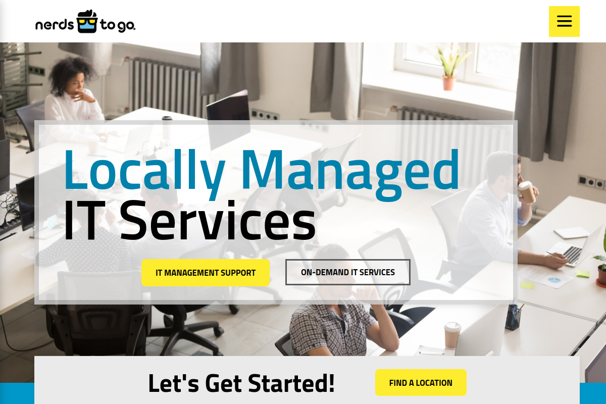 NerdsToGo homepage