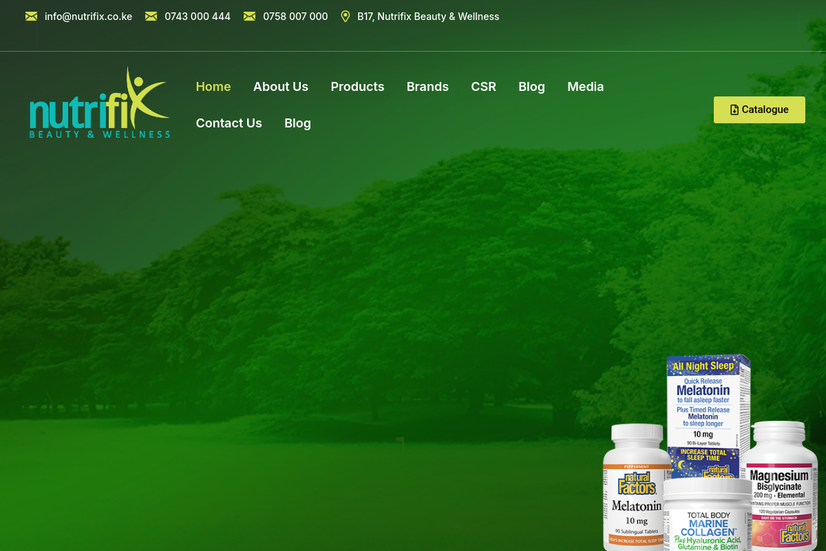 Nutrifix Website