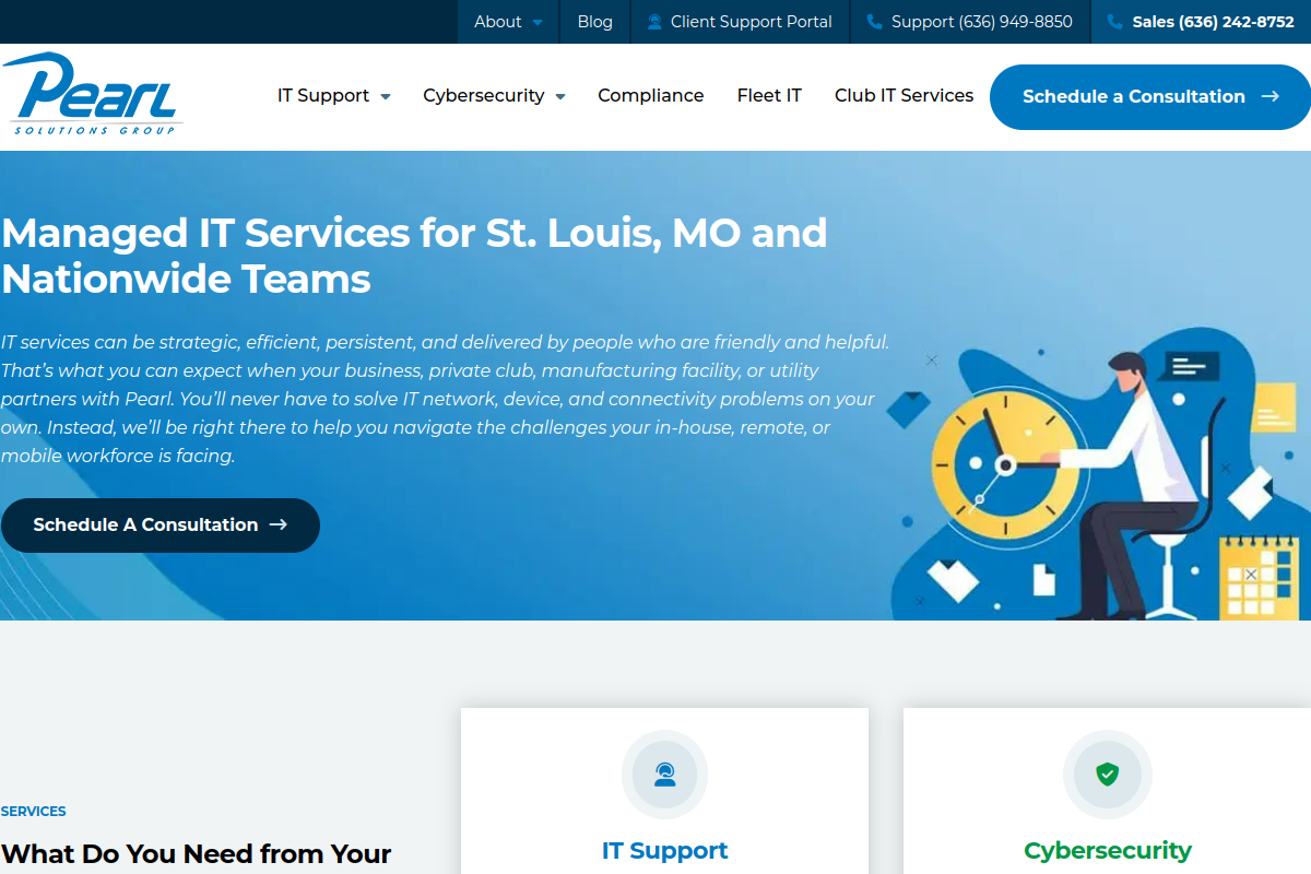 Pearl Solutions Group homepage
