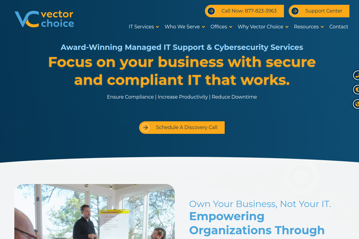 Vector Choice homepage