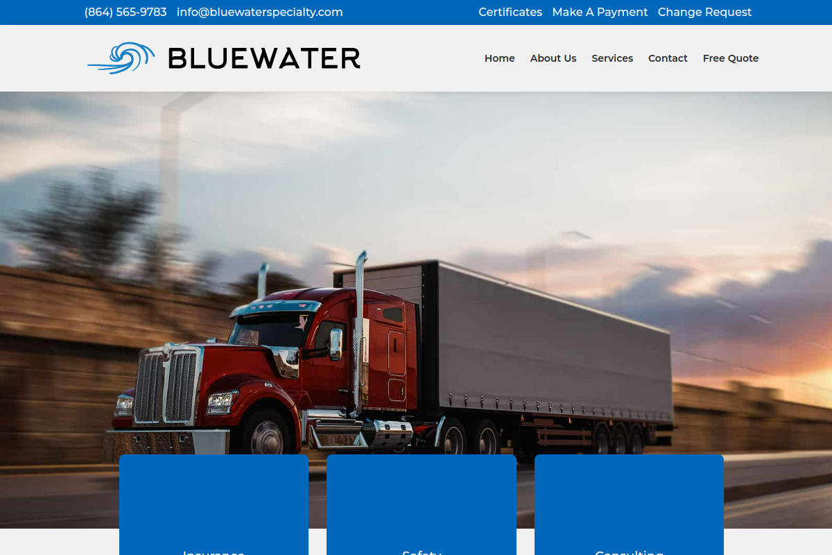 Bluewater Specialty screenshot