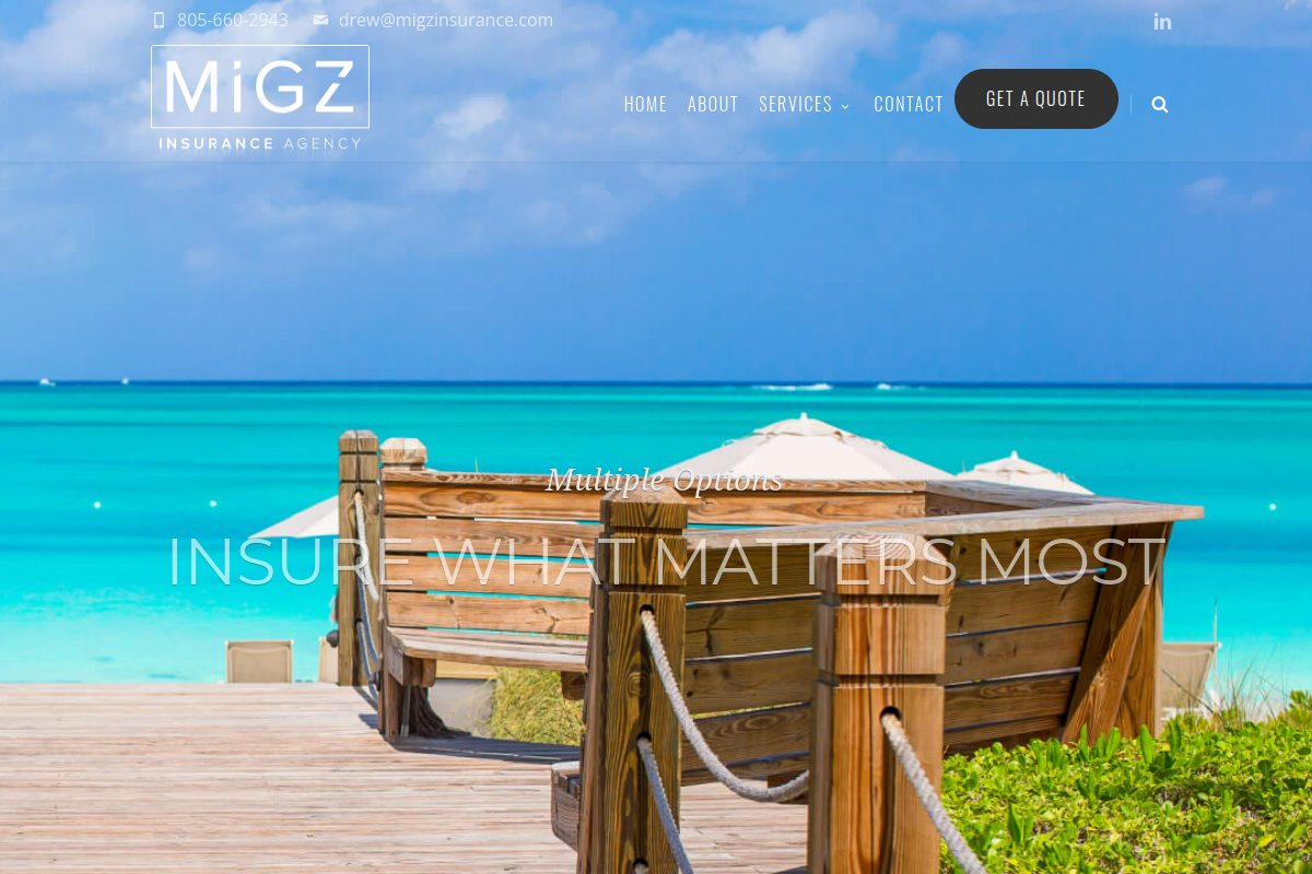 MiGZ Insurance Agency screenshot