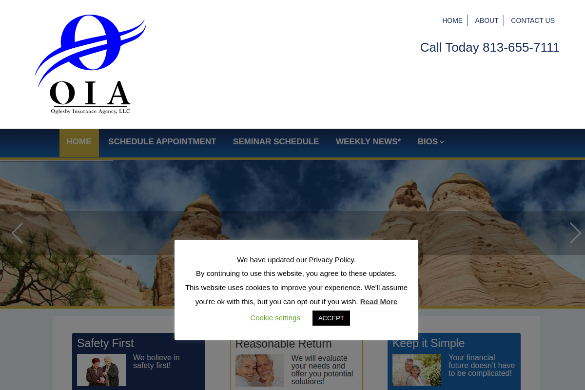 Oglesby Insurance screenshot