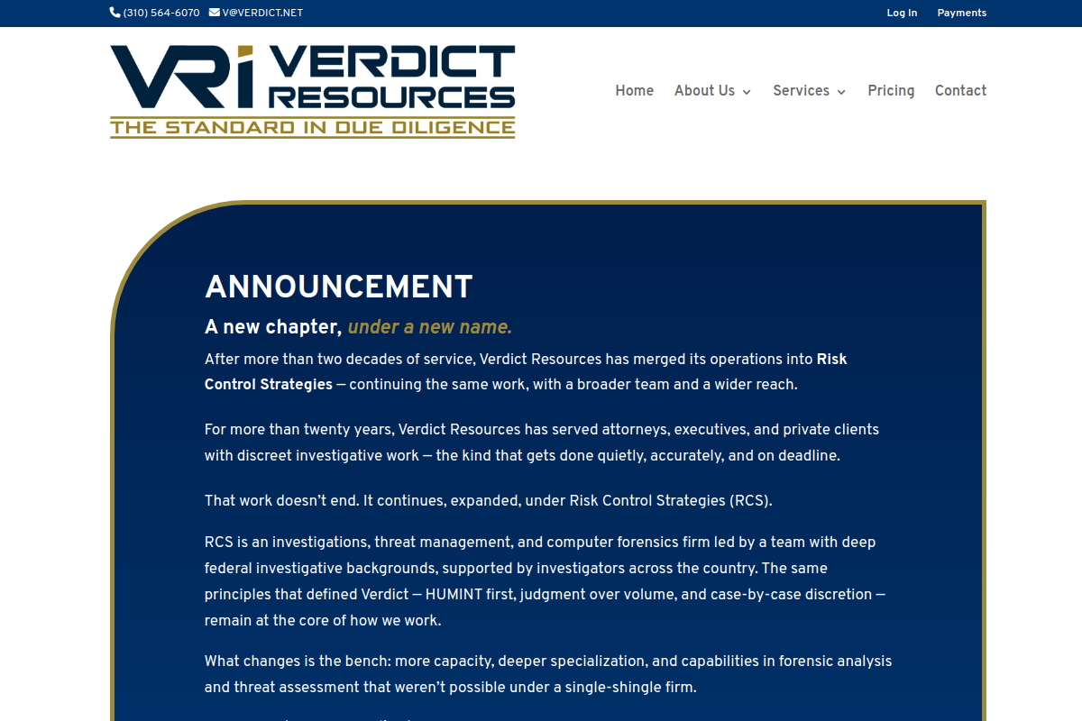 Verdict screenshot