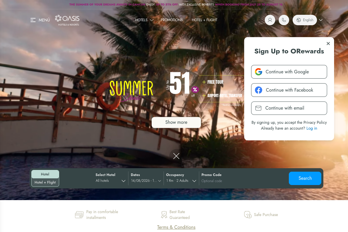 Grand Oasis Palm