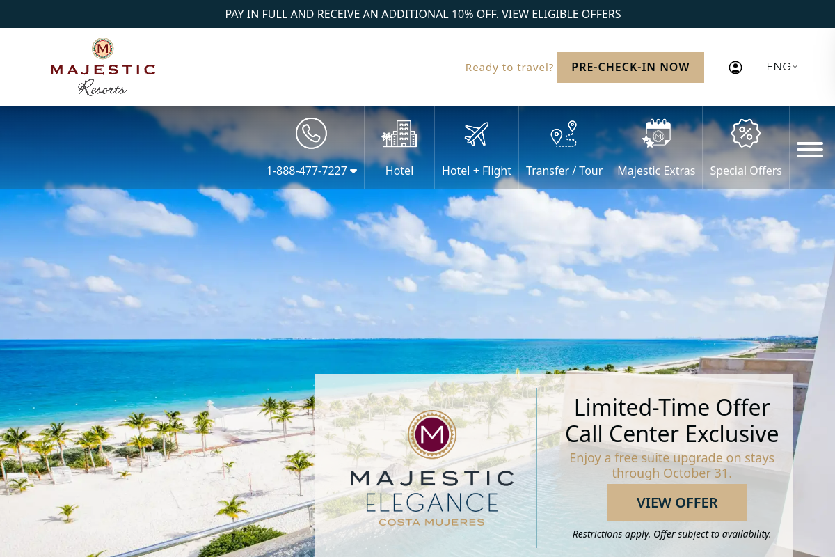 Majestic Elegance Costa Mujeres