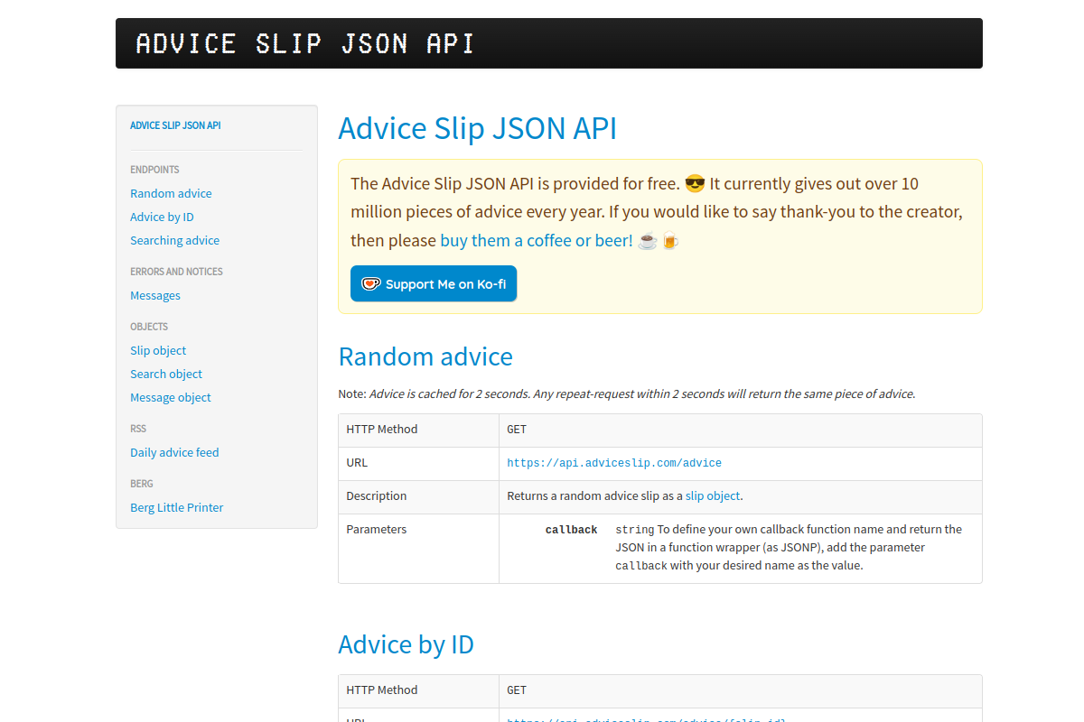 Advice Slip preview