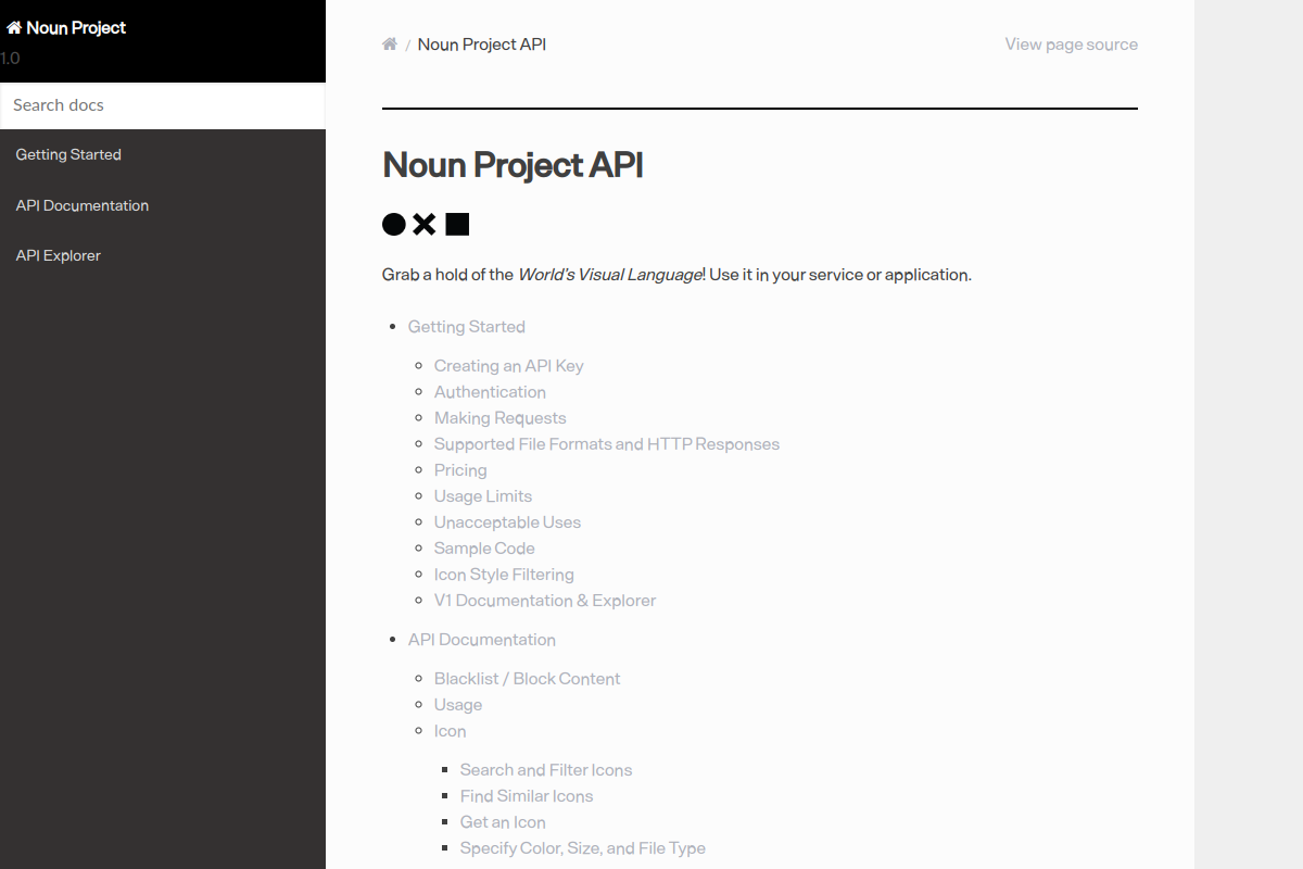 Noun Project preview