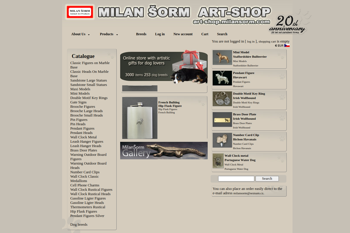 Náhľad e-shopu Milan Šorm Art Shop