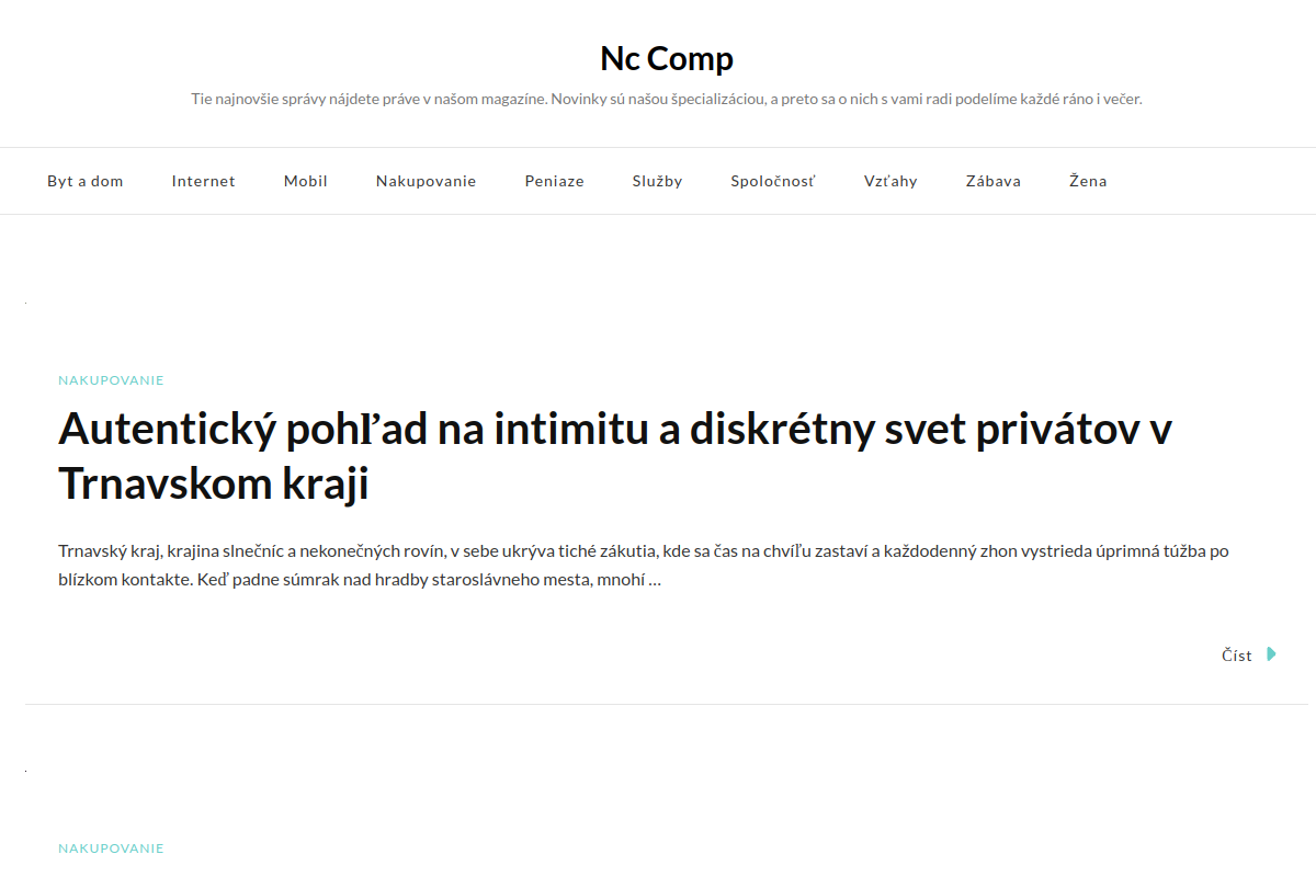 Náhľad e-shopu NC COMP
