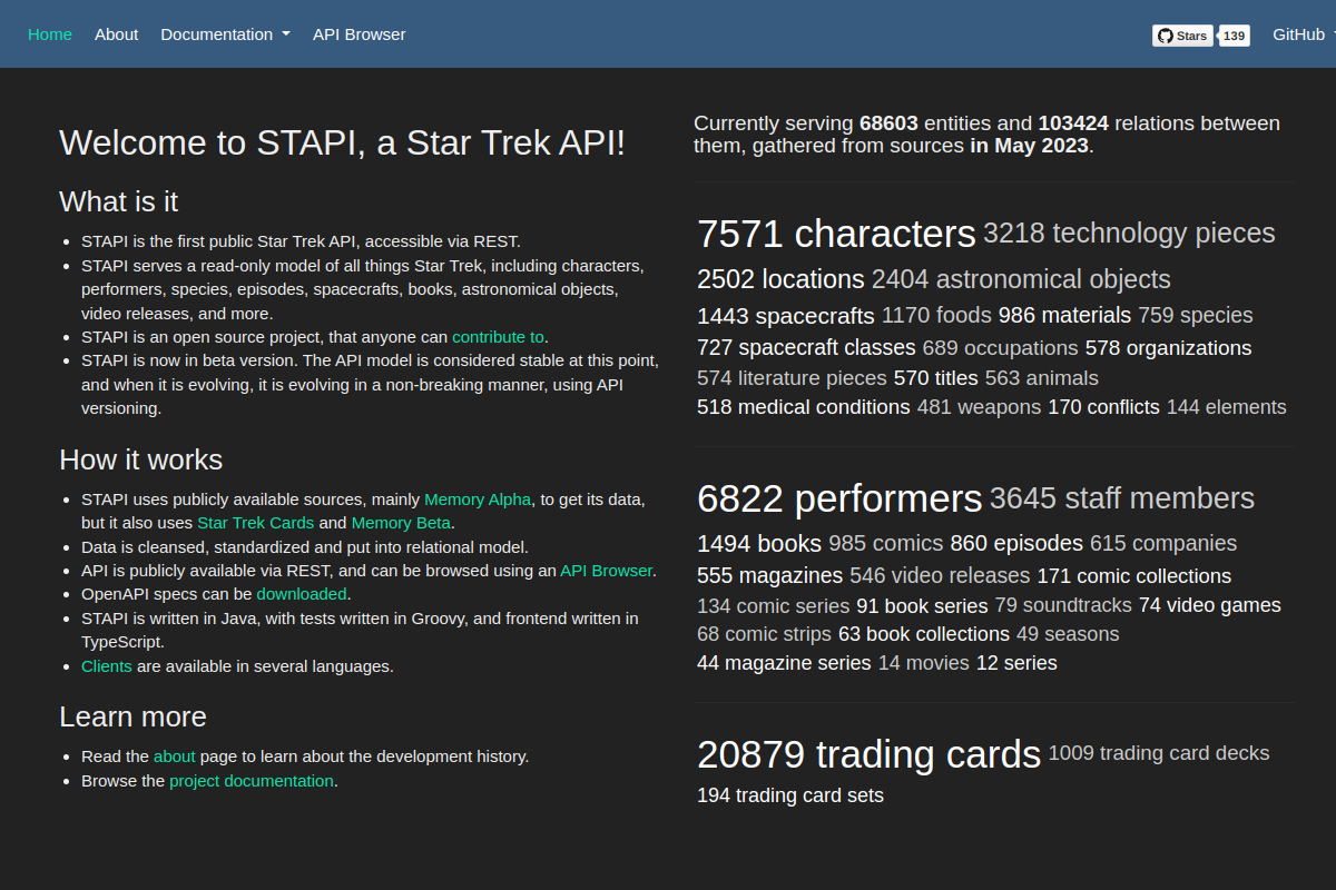 STAPI preview