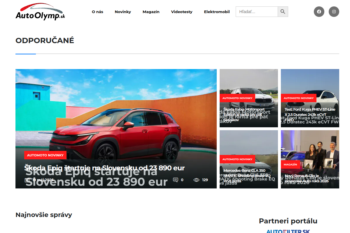 Náhľad e-shopu AutoOl&mp.sk - predaj áut